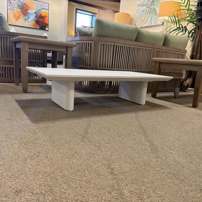 White Restoration Hardware Patio Table (BTK)