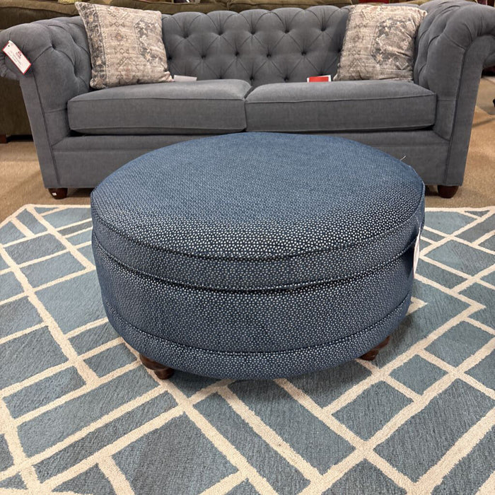 Blue Fabric Ottoman(BTK)