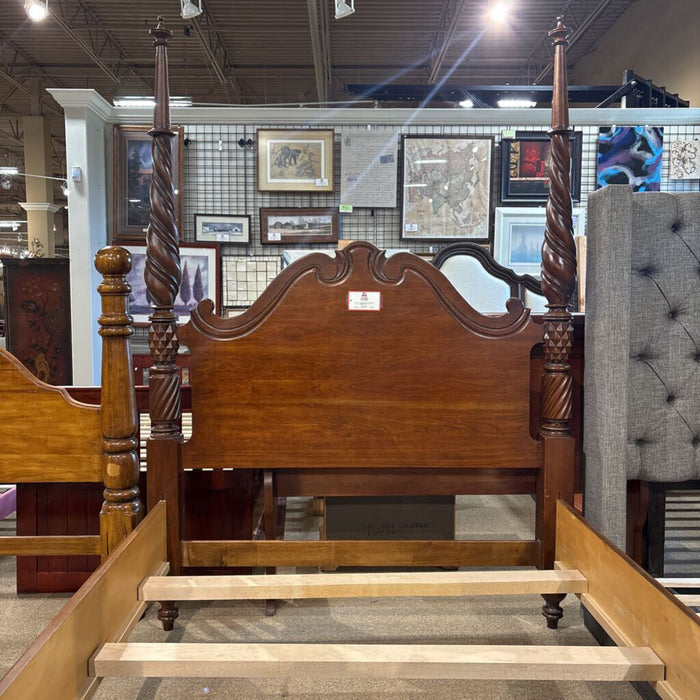 Darkwood Carved Bedframe (SHK)