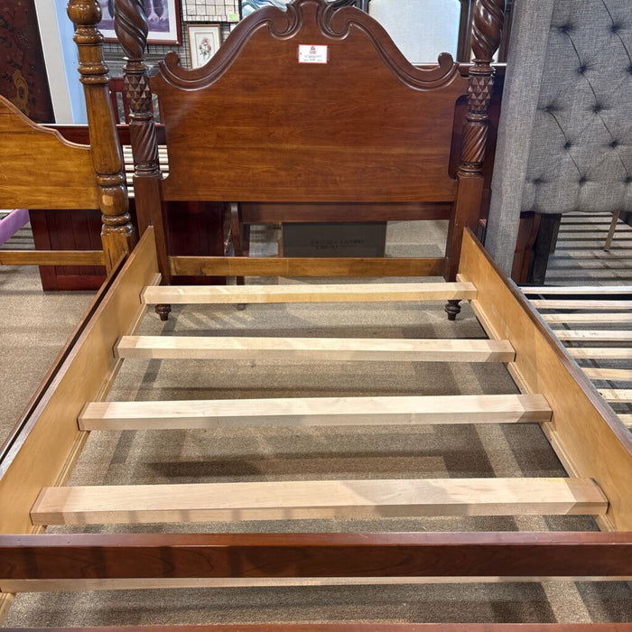 Darkwood Carved Bedframe (SHK)