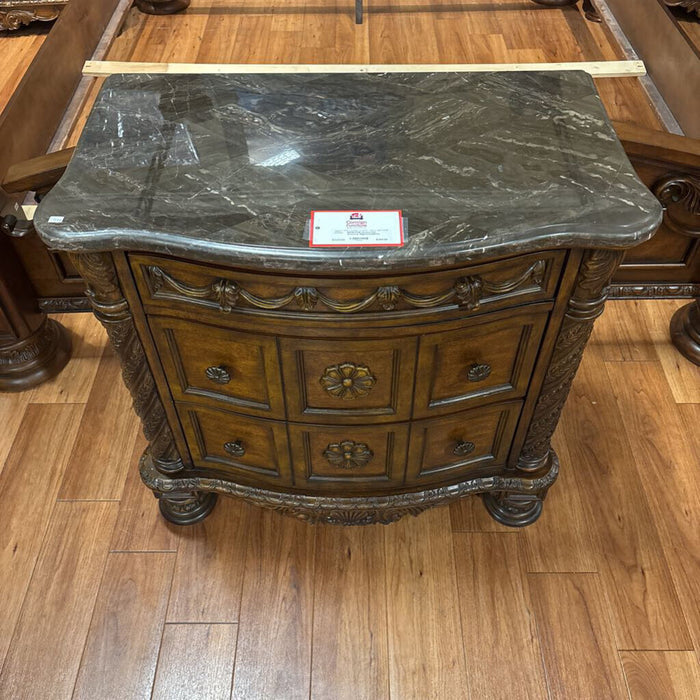 Ornate DW Stonetop Nightstand(BTK)