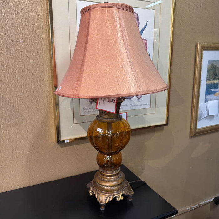 Orange Stained Glass Table Lamp(KL)