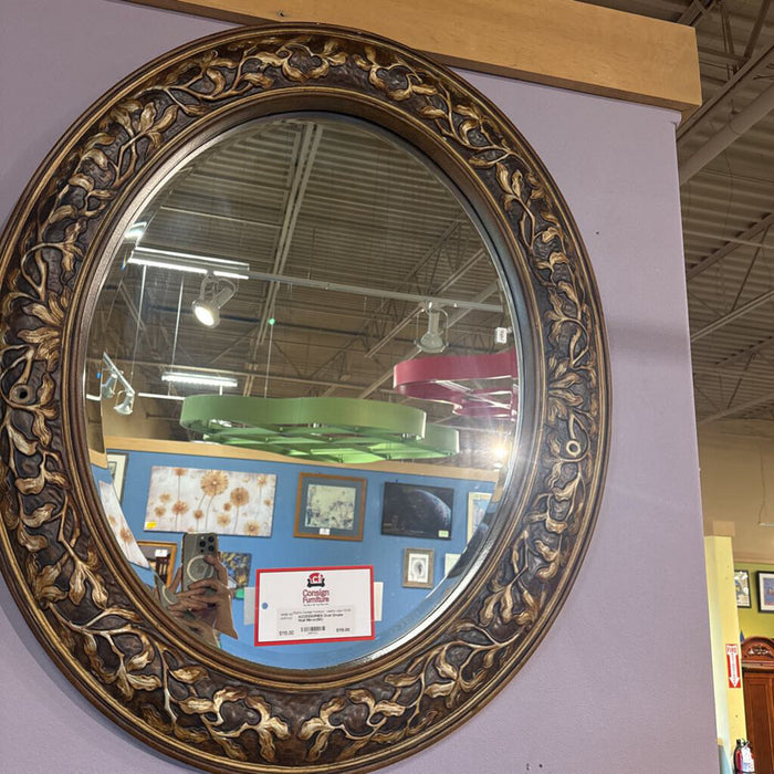 Oval Ornate Wall Mirror(SK)