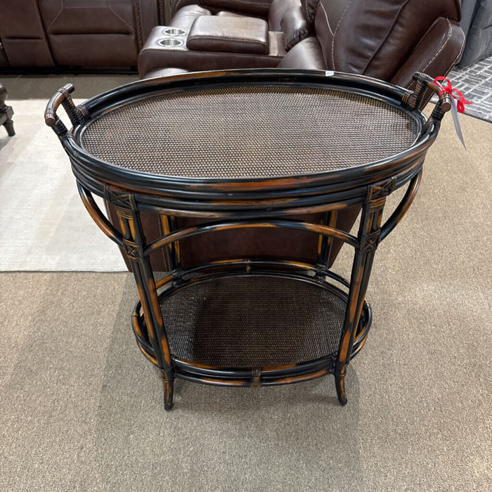 Tea Cart Serving Table With Tray (LSH)