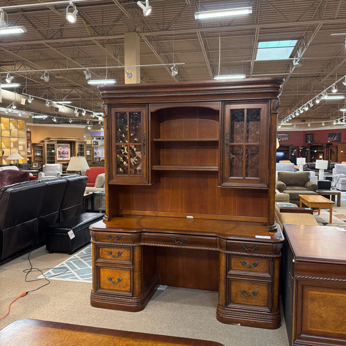 2PC Napa Valley Desk w/ Hutch(ATH)