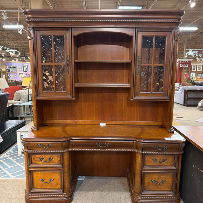 2PC Napa Valley Desk w/ Hutch(ATH)
