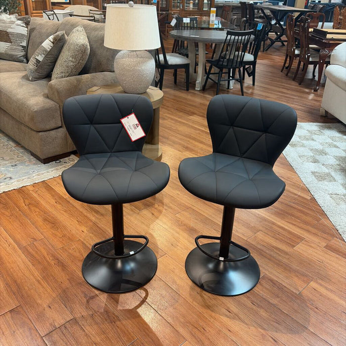 Set 2 Black Stools (BAH)