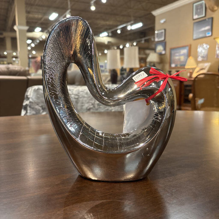 Silver Heart Decor (M)