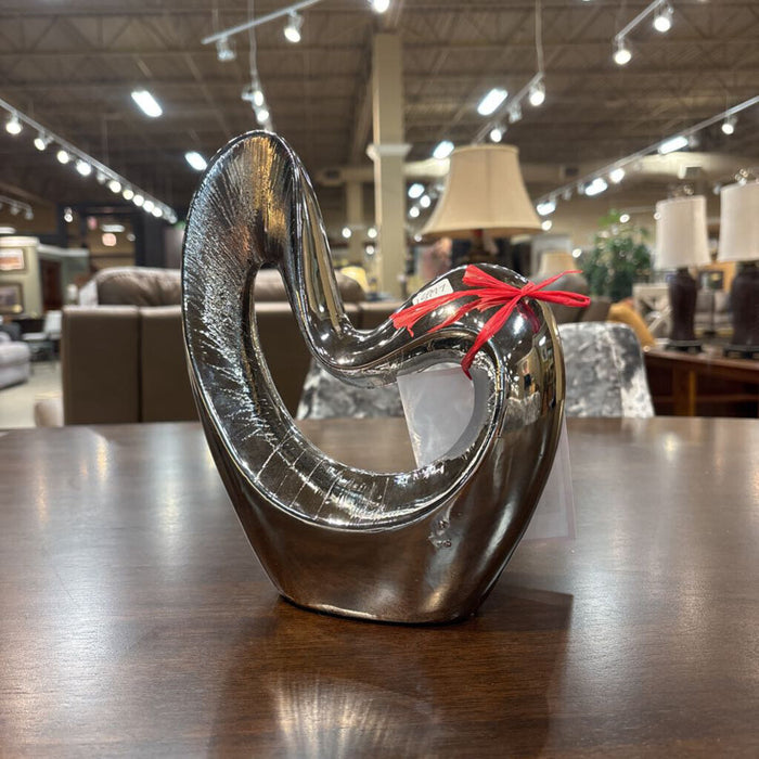 Silver Heart Decor (M)