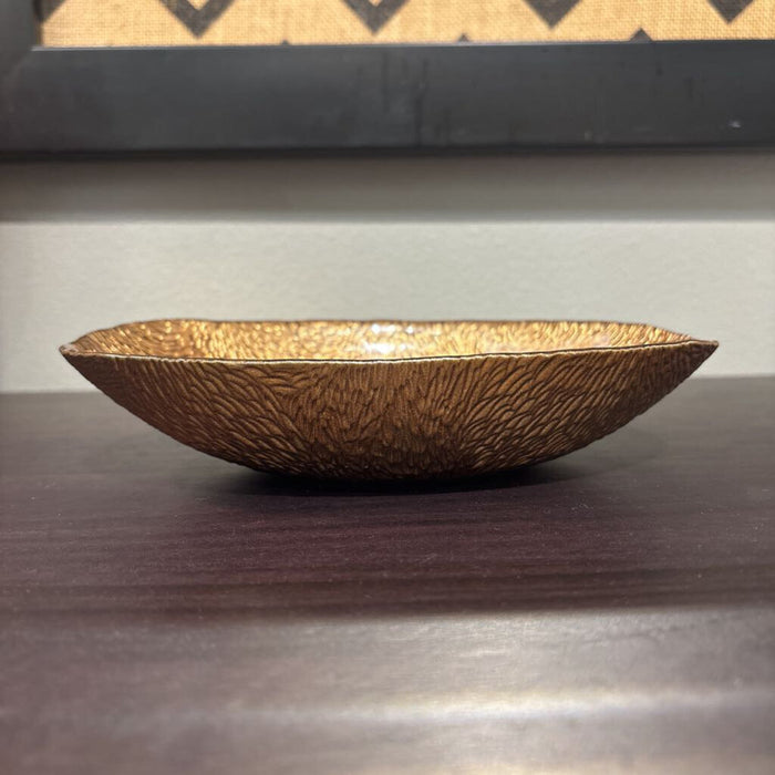 Bronze Glass Dish (L)