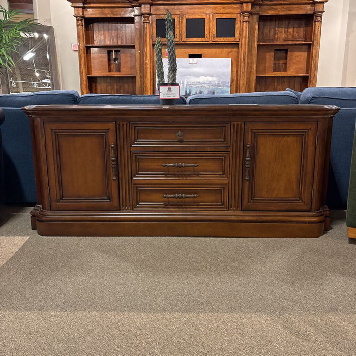 Wooden Granite Top Console Table (ATH)