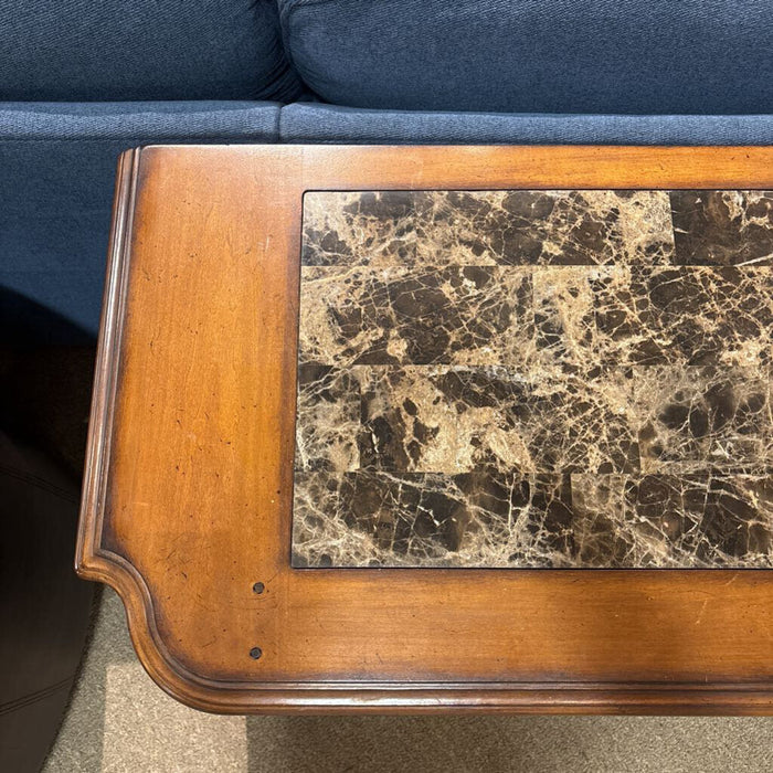 Wooden Granite Top Console Table (ATH)