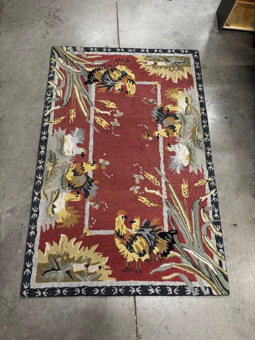 3x5 Red Patterned Safavieh Rug (KL)