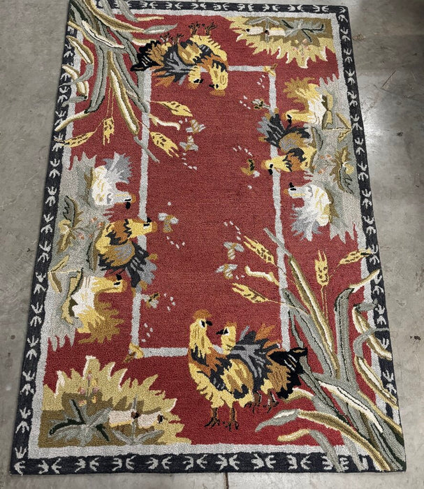 3x5 Red Patterned Safavieh Rug (KL)
