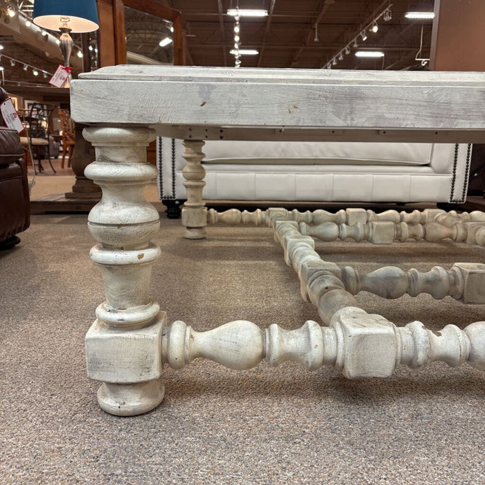 Large Glass Top Sq. Coffee Table (ATH)