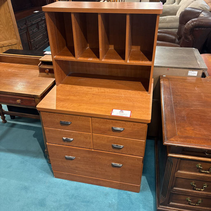LW 2-Drawer 4-Shelf Secretary Desk (BHA)