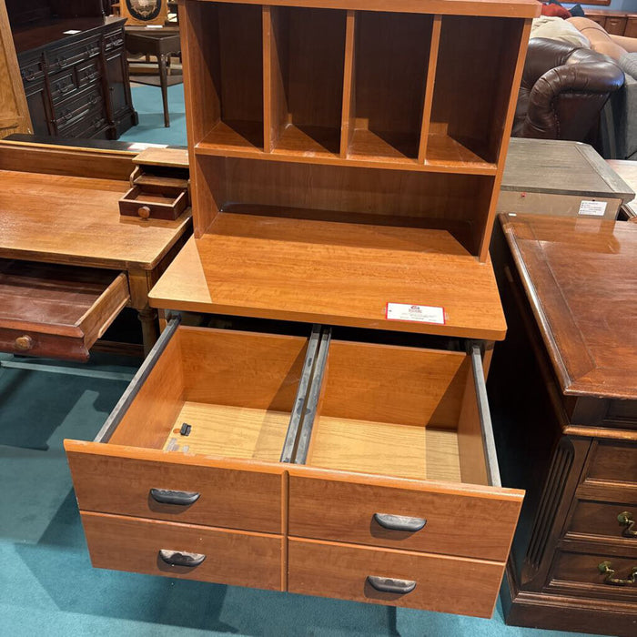 LW 2-Drawer 4-Shelf Secretary Desk (BHA)