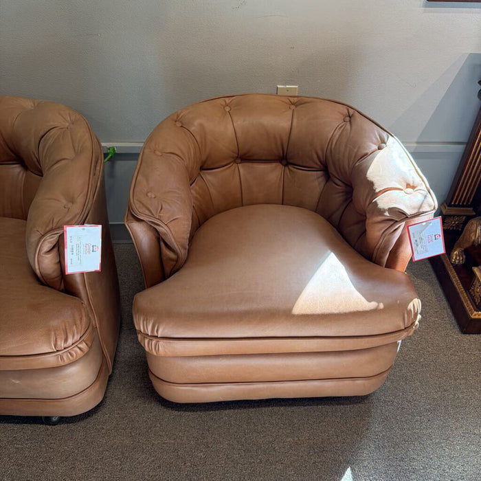 Light Brown Chair on Wheels (BAH)