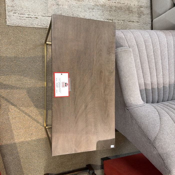 Grey West Elm Side Table (BHA)