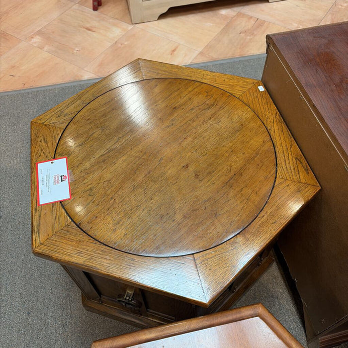 Hexagonal DW Drexel End Table(SK)