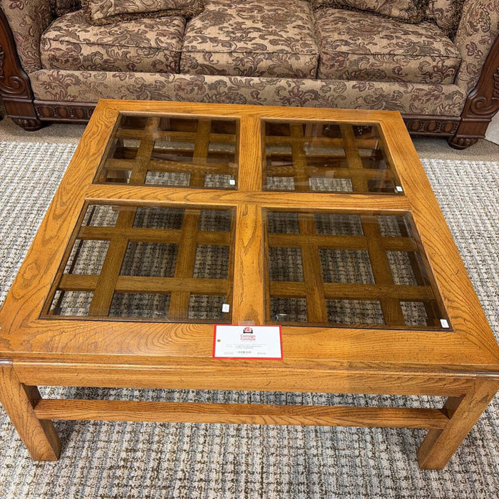 4-Glass Pane Coffee Table(BHA)