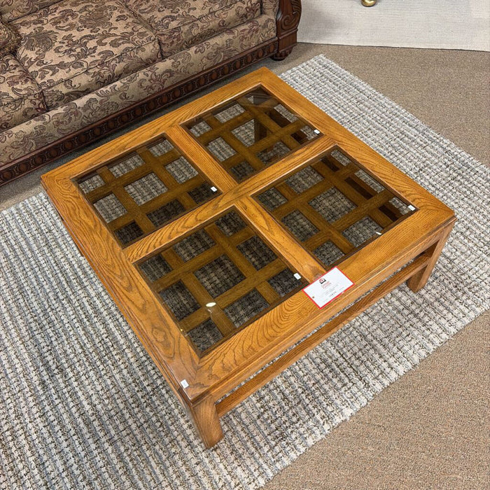 4-Glass Pane Coffee Table(BHA)