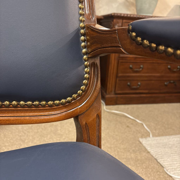 Leather Upholstered NH Armchair(SK)