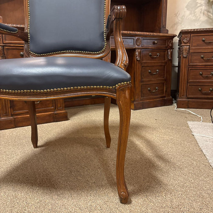 Leather Upholstered NH Armchair(SK)