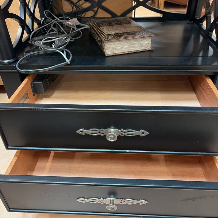 2-Drawer 2-Tier Aspen Nightstand(BAH)
