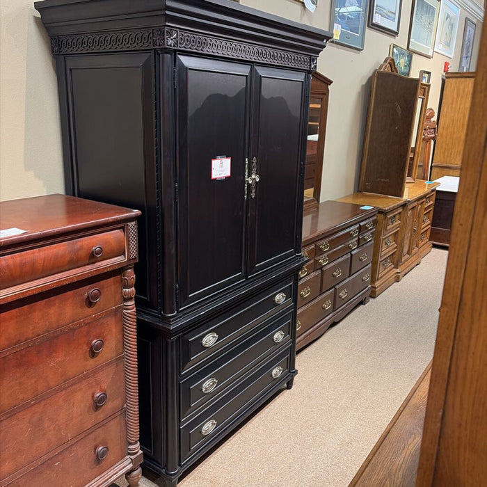 2PC Black Aspen TV Armoire(ATH)