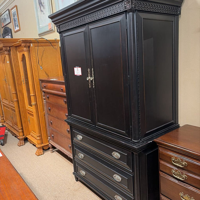 2PC Black Aspen TV Armoire(ATH)