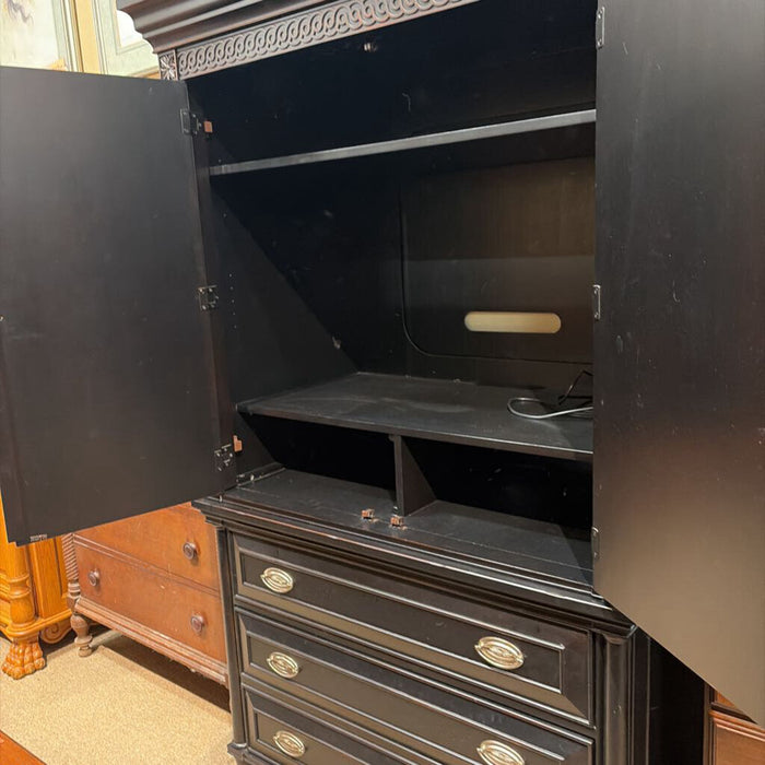 2PC Black Aspen TV Armoire(ATH)
