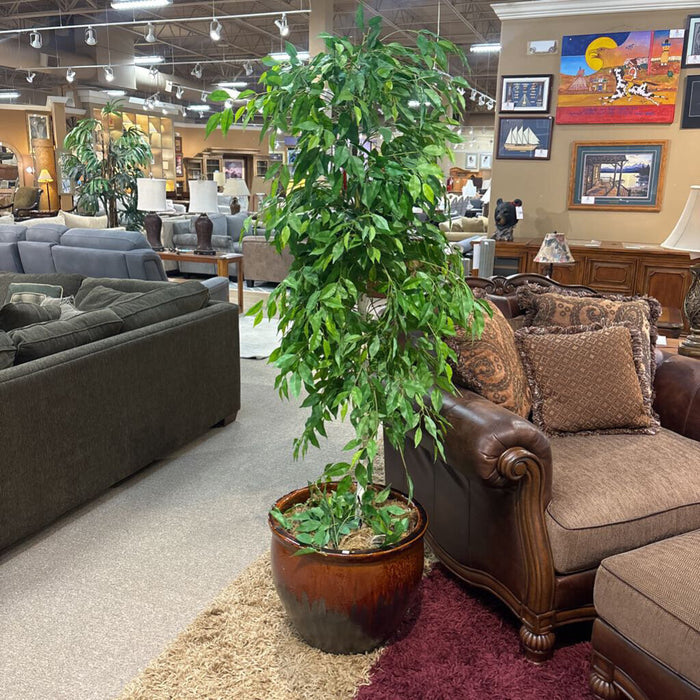 Green/Brown Faux Plant w/ Vase(BAI)