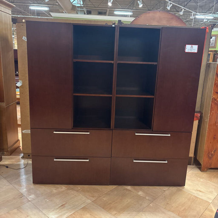 2PC Cherry Partner Cabinets(TSK)