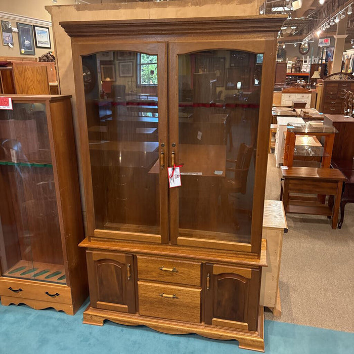Wood Gun Cabinet w/ 3 Keys (CTH)