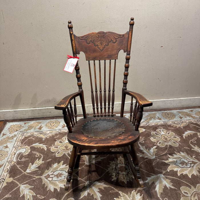 Vintage Spindle Back Rocking Ch (SK)