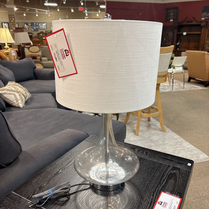 Glass Teardrop Table Lamp (LS)