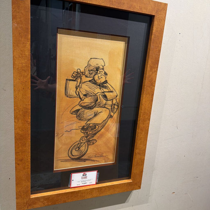 Brown Framed Sketch Artwork (KH)