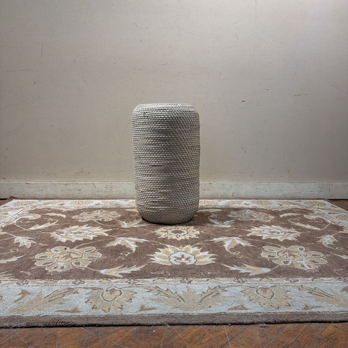 White Wicker Planter (AT)