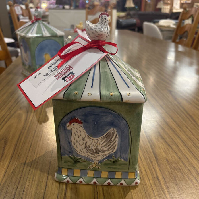Ceramic Chicken Spice Jars (BA)