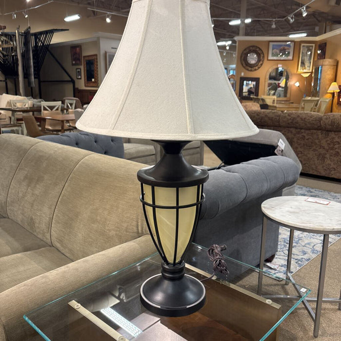 Metal/Ceramic Table Lamp (AT)