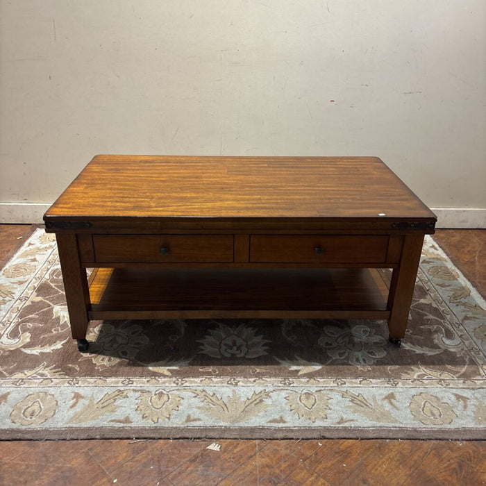 Rectangular Coffee Table on Wheels(BHA)