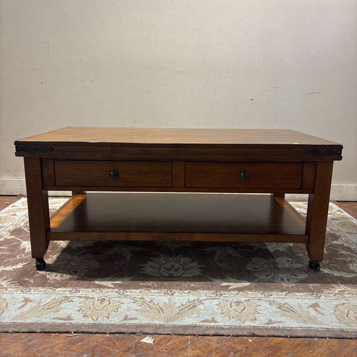 Rectangular Coffee Table on Wheels(BHA)