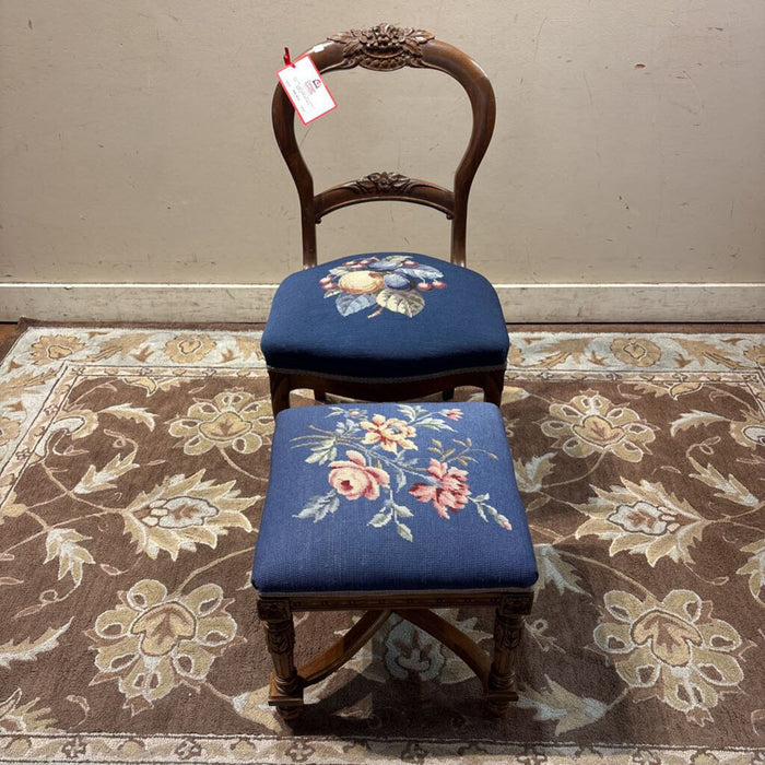 Side Chair w/ Stool (LS)