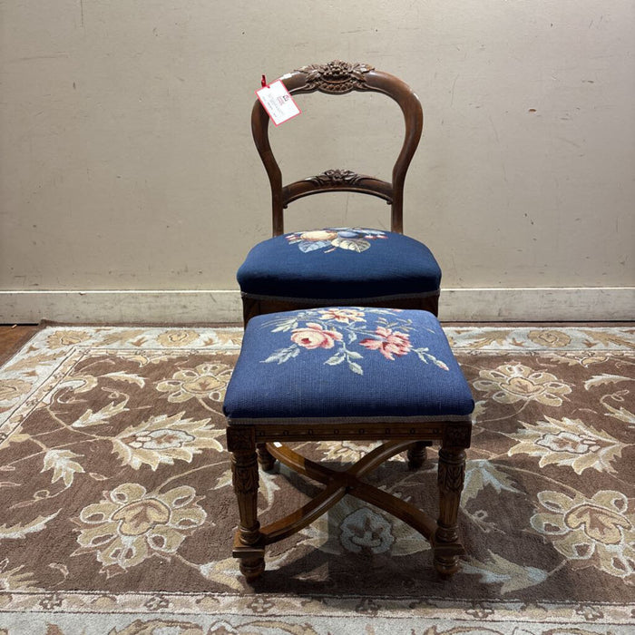 Side Chair w/ Stool (LS)