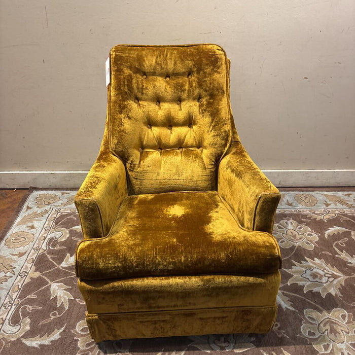 Yellow Fabric Recliner (BTK)