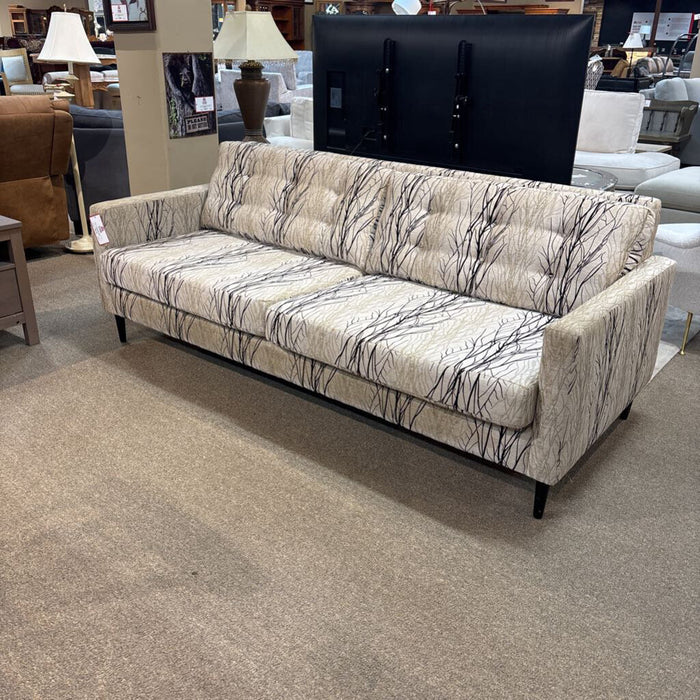 White Patterned Couch (ALK)