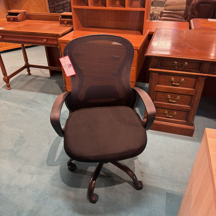 Black Rolling Office Chair (SK)