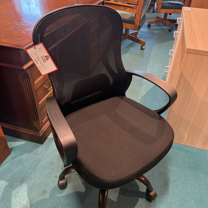 Black Rolling Office Chair (SK)