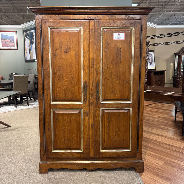 2-Door Rustic Clothing Armoire(BTK)